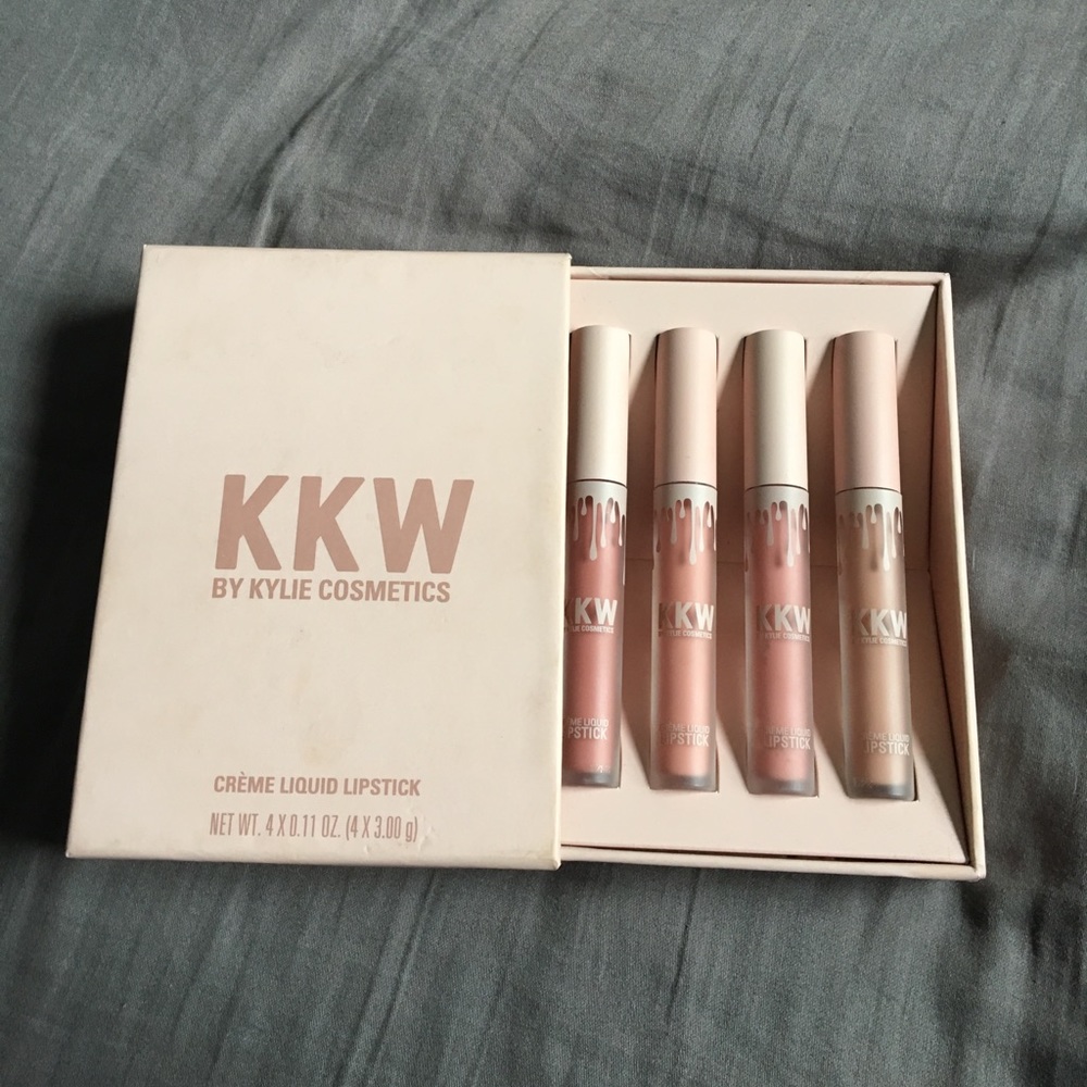 KKW by Kylie Cosmetics crème lipsticks